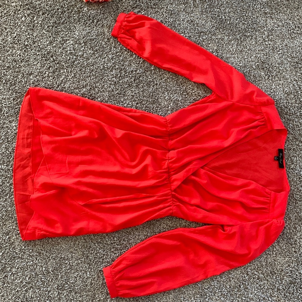 Red honey punch dress